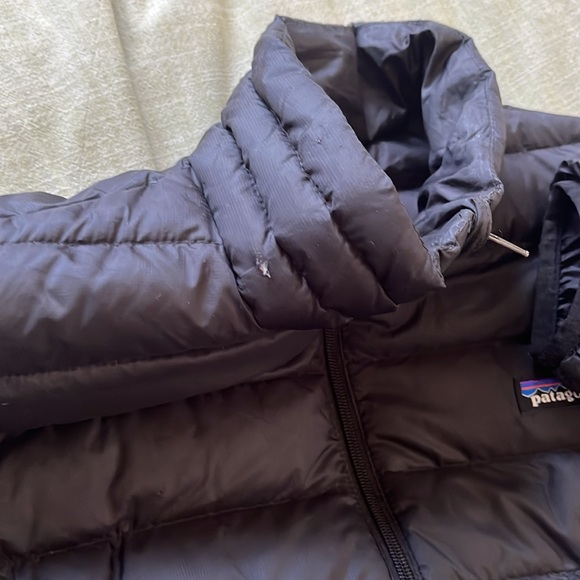 Kids black Patagonia down sweater jacket size XL unisex - Picture 9 of 10